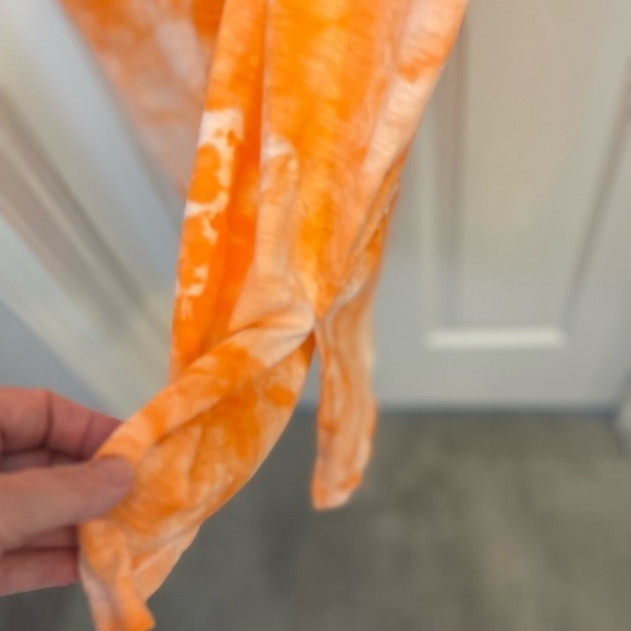 Universal Thread hand crafted tie dyed Orange Sleeveless MIDI Dress Size Large - Picture 5 of 8